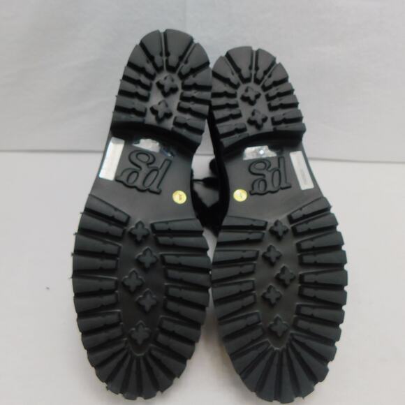 Paul Green Black Womens Merino Wool Lace up Lined Hiker Boots Size 6 New - Picture 12 of 12